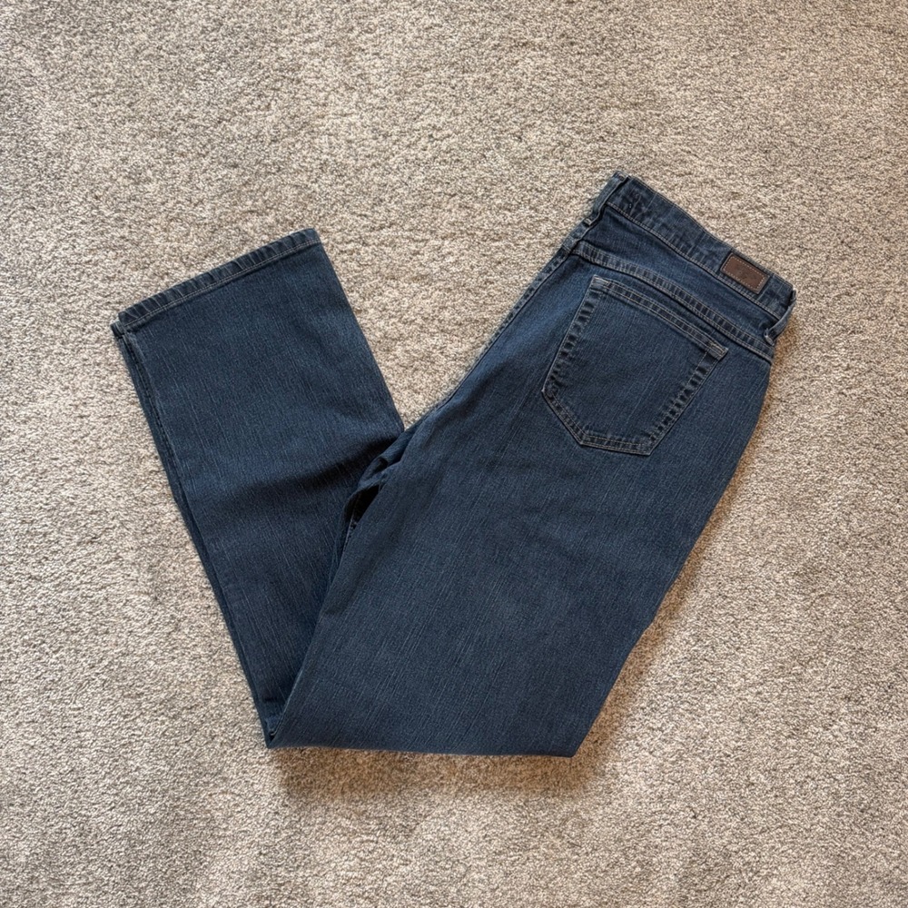 Riders by Lee Relaxed Fit Dark Wash Straight Leg Jeans 14M 130180S Blue